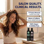 Moerie Hair Growth Shampoo And Conditioner For Women And Men, Hair Loss Solution With Biotin And Rosemary, Thickening Shampoo And Conditioner For Thinning Hair – Promotes Regrowth