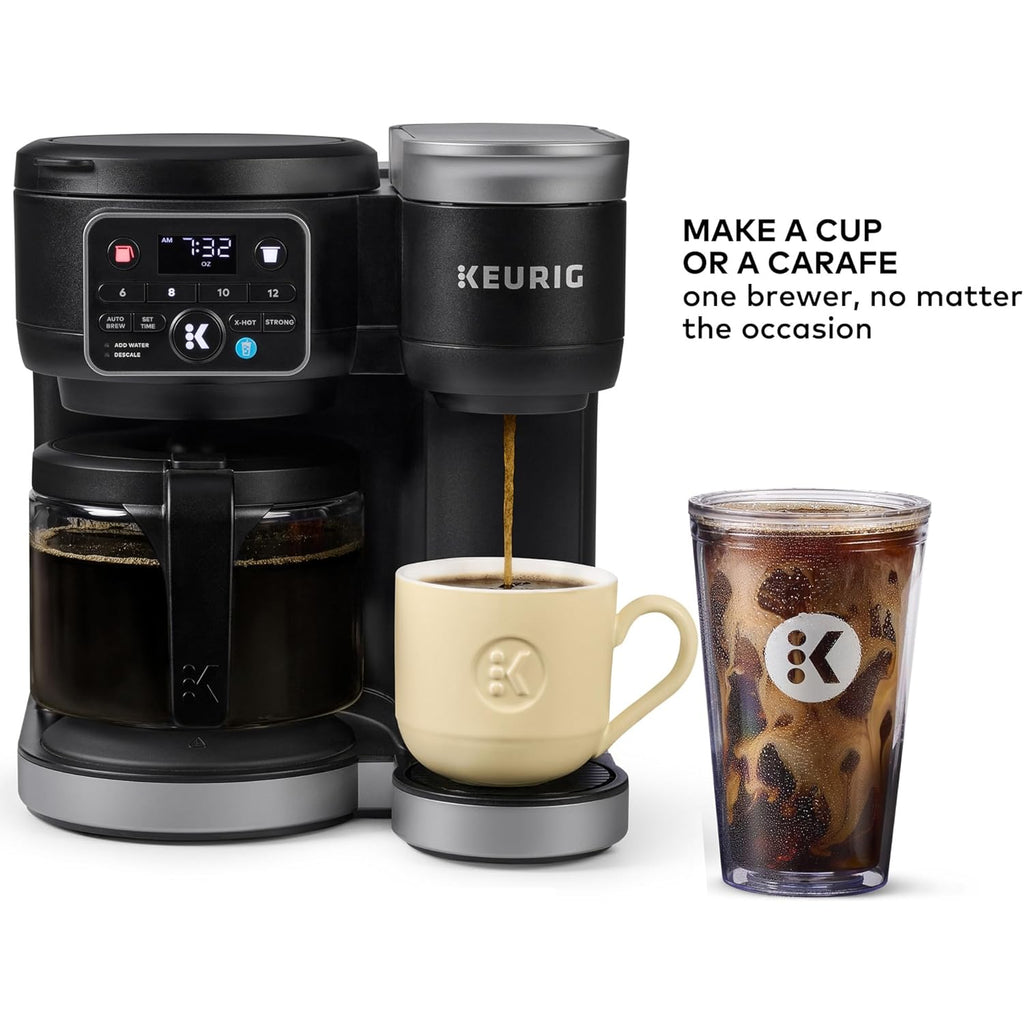 Keurig K-Duo Hot & Iced Single Serve & Carafe Coffee Maker, MultiStream Technology, 72oz Reservoir (Gen 2)