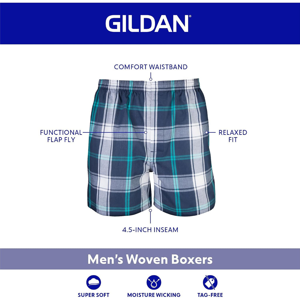 Gildan Men'S Underwear Boxers, Multipack