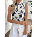 Evaless Tank Tops For Women 2026 Casual V Neck Sleeveless Summer Tops Floral Print Tank Top Spring Fashion Shirts Blouses