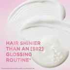 L’Oreal Paris Sulfate Free Glossing Conditioner With Glycolic Acid, Provides Intense Glass Hair Shine, Smoothness & Soft Feel, Suitable For Dull, Dry, And Color-Treated Hair, Everpure, 6.8 Fl Oz