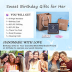 IEFLIFE Birthday Gifts for Women, Sterling Silver Chain Birthday Necklaces, 40th 50th 60th 70th 80th 90th Birthday Necklace, 40 50 60 70 80 90 Years Old Birthday Gifts, 4 5 6 7 8 9 Decade Birthday Jewelry for Women