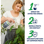 Peppermint Oil Pest Repellent Spray, All Natural, Ready-To-Use, 16 Fl Oz | Peppermint Oil Formula, Repels Mice, Spiders, Ants, Wasps, Bugs, Indoor & Outdoor Use, Smart Grower