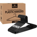 Byomostor Plastic Hangers 50 Pack