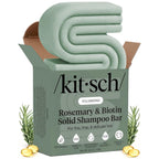 Kitsch Rosemary & Biotin Shampoo Bar - For Hair Growth, Strengthening, Thickening & Volumizing Shampoo for Women and Men - Free of Parabens, Sulfates & Silicones - Made in USA, 3.2 oz