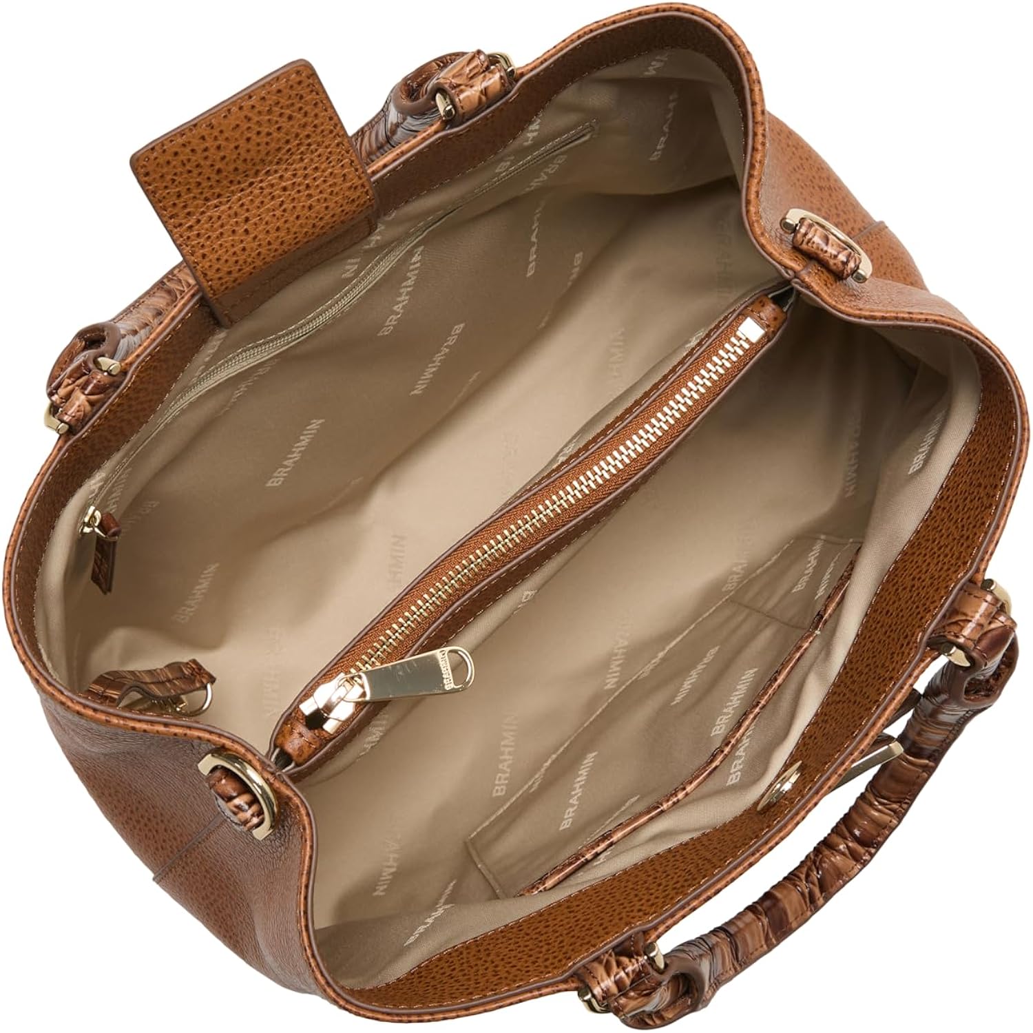 BRAHMIN Small Denise - Cinnamon Cumulus
