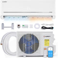 Albott 12,000 Btu Mini Split Air Conditioner And Heater Seer2 18, 115V | Inverter Energy-Efficient Ac With Self-Cleaning, Remote And App Control, Easy Installation, Cools Up To 750 Sq.Ft.