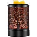 Enaroma Fragrance Wax Melts Warmer With 7 Colors Led Changing Light Classic Black Forest Design Scent Oil Candle Warmer For Home Black Forest