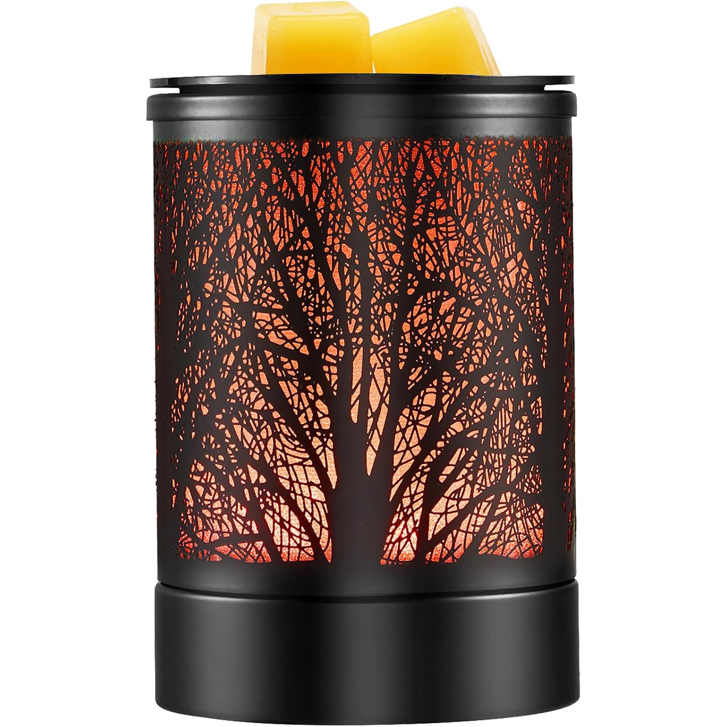 Enaroma Fragrance Wax Melts Warmer With 7 Colors Led Changing Light Classic Black Forest Design Scent Oil Candle Warmer For Home Black Forest
