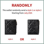 Rniega Small Wallets For Women Leather Bifold Wallet Women Rfid Blocking Purse Credit Card Holder With 15 Card Slots And Id Window Coin Pocket