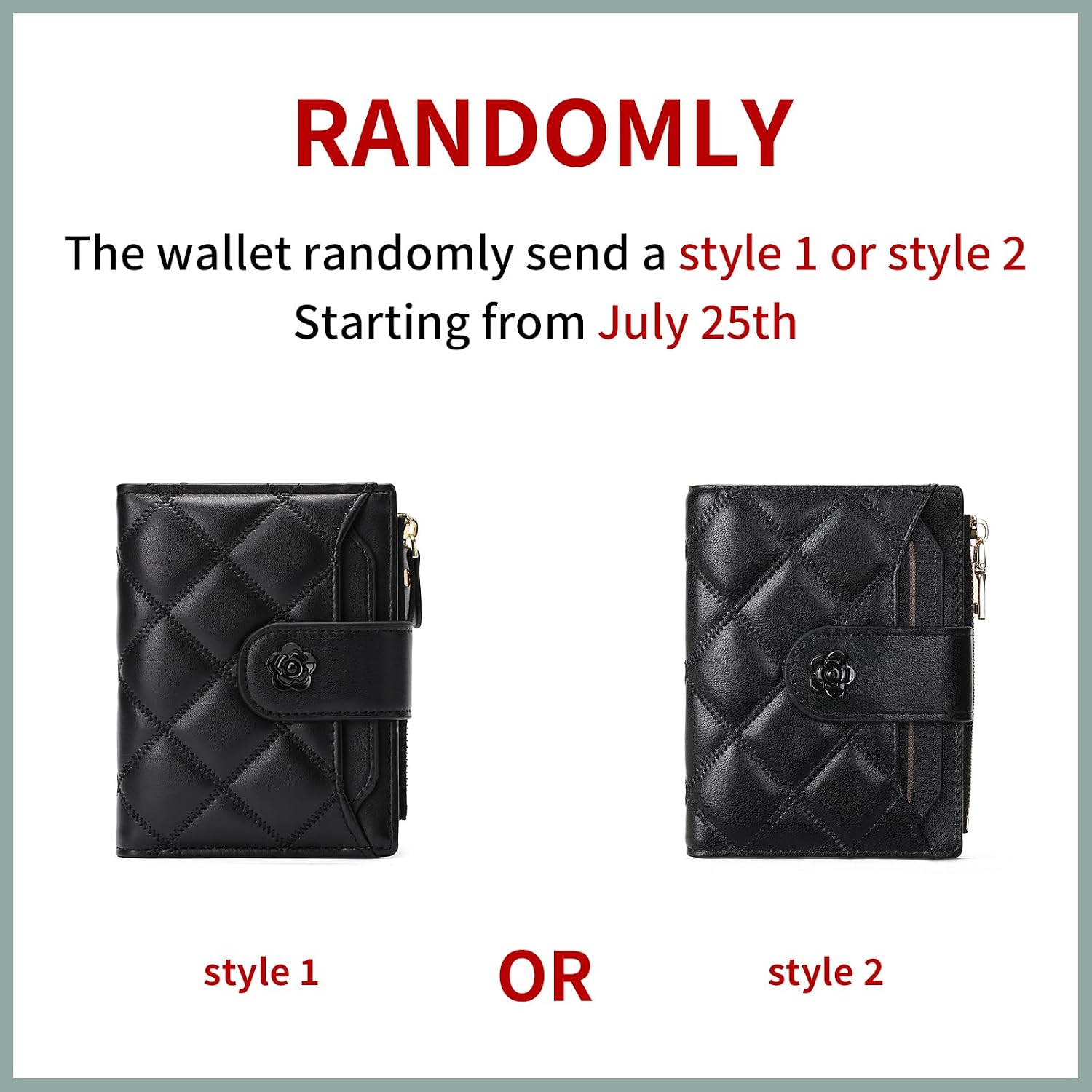 Rniega Small Wallets For Women Leather Bifold Wallet Women Rfid Blocking Purse Credit Card Holder With 15 Card Slots And Id Window Coin Pocket