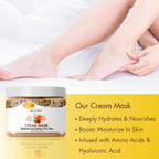 SPA REDI Professional Pedicure Mask, A Facial For The Feet Treatment to Deliver a Visible, Lasting Transformation of Cracked Heels and Justify Premium Prices 16 Oz