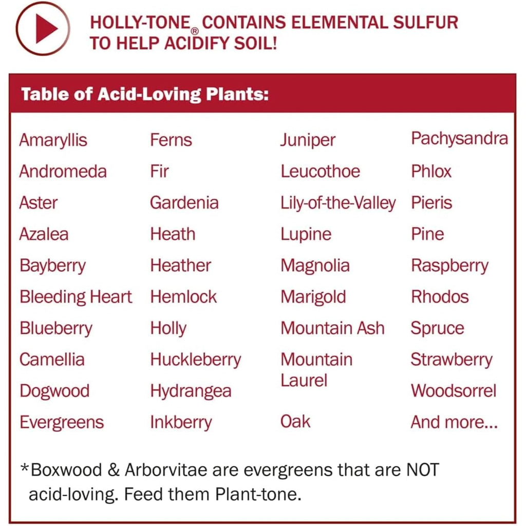 Espoma Organic Holly-Tone 4-3-4 Natural & Organic Evergreen & Azalea Plant Food; 4 Lb. Bag; The Original & Best Fertilizer For All Acid Loving Plants Including Rhododendrons & Hydrangeas. Pack Of 2