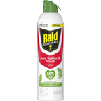 Raid Essentials Ant, Spider & Roach Killer Aerosol Spray, Child & Pet Safe, Kills Insects Quickly, For Indoor Use, Rosemary Mint Scent, 10 Fl Oz
