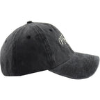 Mama Hat For Women, Adjustable Cotton Embroidered Heart Decor Mom Baseball Cap