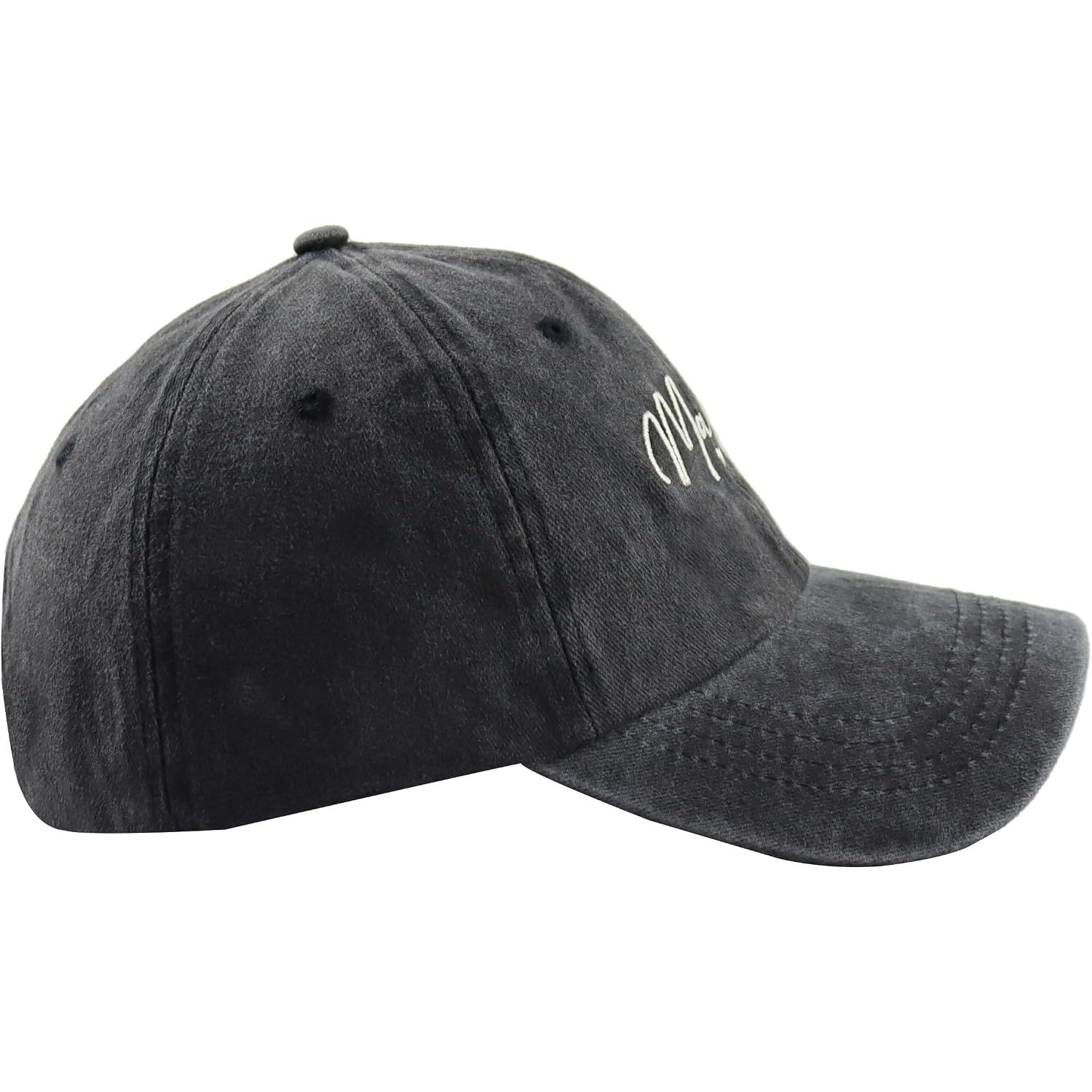 Mama Hat For Women, Adjustable Cotton Embroidered Heart Decor Mom Baseball Cap