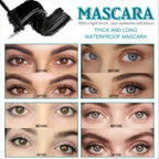 Thrive Mascara Extensions, Tubing Mascara Cosmetics Natural Lengthening Volumizing Eye Makeup, Waterproof & Smudge-Proof, Long-Lasting No Clumping or Flaking (Rich Black)