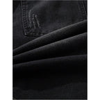Soly Hux Men'S Ripped Jean Shorts Streetwear Distressed Straight Leg Summer Denim Shorts