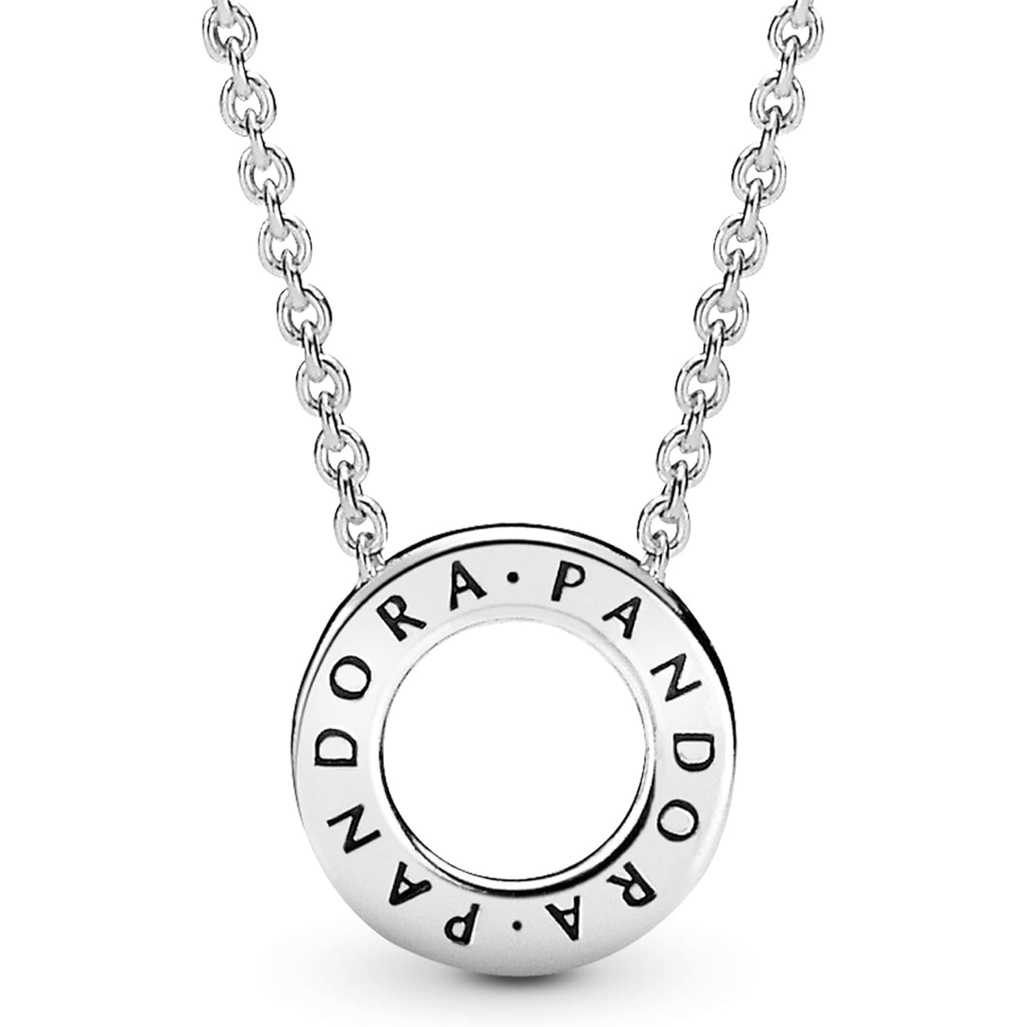 PANDORA Hearts of PANDORA - Gift for Her - Cubic Zirconia Necklace in Sterling Silver - With Gift Box - 17.7"