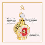 Swiss Arabian Layali Rouge - Luxury Products From Dubai - Long Lasting Personal Perfume Oil Fragrance - A Seductive Signature Aroma - 0.5 Oz
