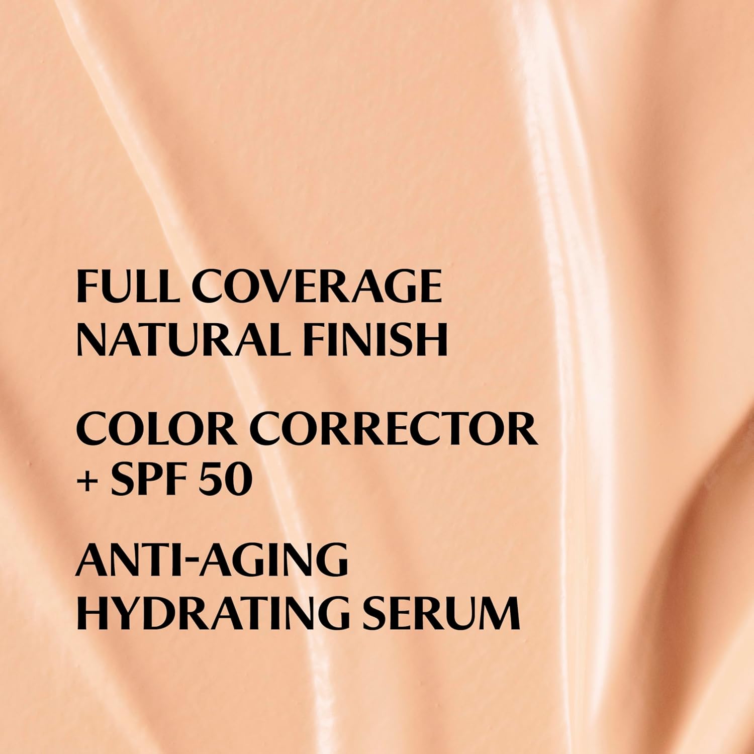 IT Cosmetics CC+ Cream - Natural Full Coverage Foundation With SPF 50+, Color Corrector & Anti-Aging Hydrating Serum, Hyaluronic Acid + Peptides, Lightweight Up To 24H Wear, All Skin Types
