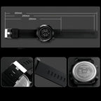 Sne Digital Watch Sports Waterproof Military Back Light Small Watch For Men Black 1426