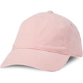 Amazon Essentials Women's Washed Cotton Canvas Baseball Cap with Adjustable Strap Pink