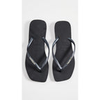 Havaianas Women'S Slim Square Logo Pop Up Flip Flops