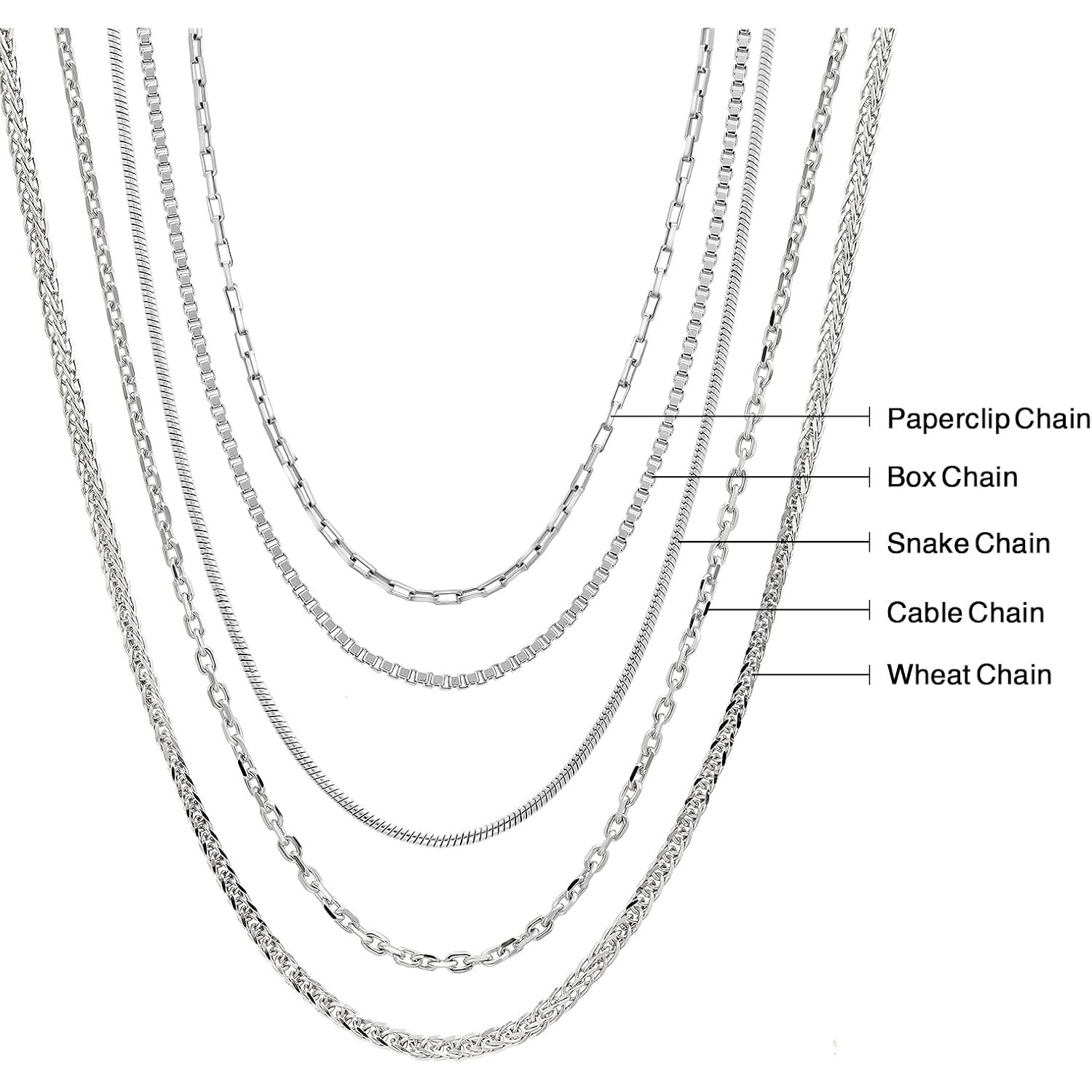 Gem Stone King Customized and Personalized 4 Heart Shape Pendant Necklace For Women | 925 Sterling Silver | Gemstone Birthstone Fashion Love Mothers Flower Blossom Necklace | With 18 Inch Silver Chain