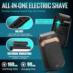 Hair Clippers Set for Men, Hair Clipper Trimmer with LED Display, Professional Cordless Hair Clipper Shaver Beard Trimmer, Hair Cutting Machine for Men, Holiday Gift for Him Father's Day Gift