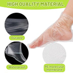 200 Pcs Disposable Foot Covers For Wax Therapy Plastic Waterproof Foot Mask Socks With Adhesive Stickers Home Pedicure Supplies Leak-Proof
