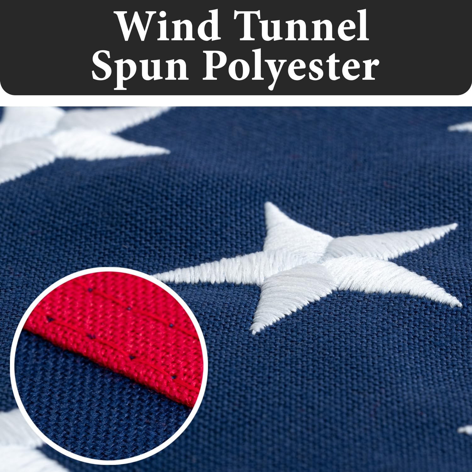 American Flags For Outside 3X5-100% Polyester Made In The Usa -Indestructible Durable Outdoor Heavy Duty Spun Polyester -Us Flags 3X5 Outdoor -American Flag Sewn Stripes And Embroidered Stars - Fmaa Certified