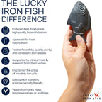 The Original Lucky Iron Fish ®. An Iron Supplement Alternative To Reduce Deficiency. No Side Effects. Use Once Daily - 5 Year Supply Included.