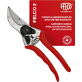Felco F2 Pruning Shears – 9.25" Swiss-Made Garden Clippers For Professional Pruning | Hand Pruners For Gardening | Garden Tool Cutter With Precision Bypass Blade, Aluminum Body, Replaceable Parts