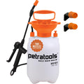 Petratools 1 Gallon Pump Sprayer – Hd101 Garden Sprayer For Weeds, Lawn Care & Pesticides – 52” Long Hose, 2 Nozzles & Easy Carry Handle – Durable & Lightweight