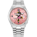 Citizen Unisex Automatic Tsuyosa Minnie Mouse, Pink Sunray Dial, Stainless Steel Case Watch (Model: Nj0156-50W)