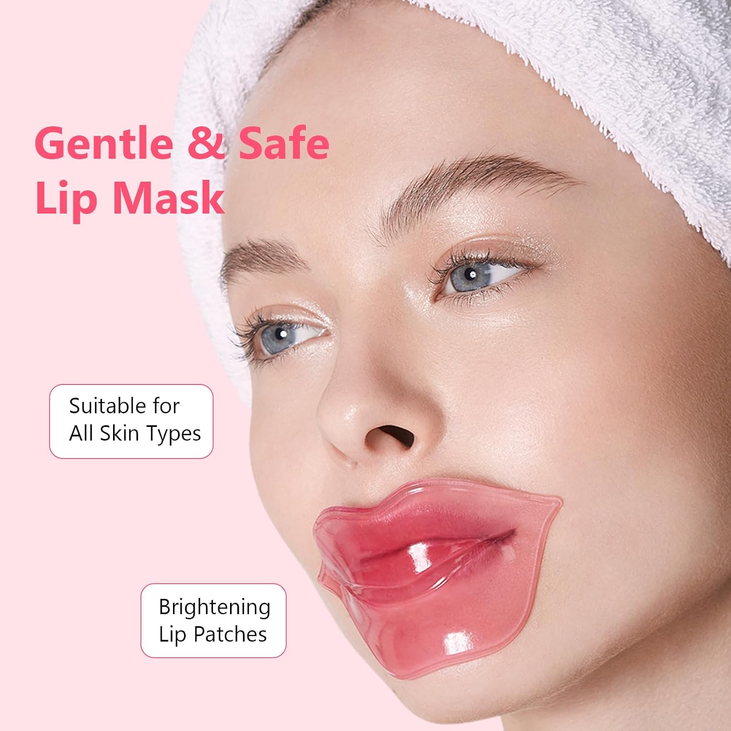Adofect 30 Pcs Collagen Crystal Lip Patches, Moisturizing & Hydrating Lip Masks, Fade Dark Lips, Smooth Fine Lines, Reduce Dryness & Lip Wrinkles, Beauty Gifts & Party Favors For Lip Care