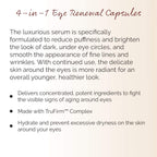Body Firm Crepe Erase 4-In-1 Line Smoothing Capsules, Anti-Aging, Hydrating Face And Eye Serum With Hyaluronic Acid And Multi-Chain Peptide For Wrinkles, Crepe Skin & Fine Lines, 30 Count