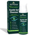 Noveha Eyelid & Lash Gel Cleanser With Pro-Vitamin B5, Tea Tree Oil & Hyaluronic Acid – Gentle Daily Cleansing Gel For Eyelids & Lashes – Refreshing Eye Area Care – 50Ml (1 Pack)
