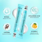 Retinol Eye Cream - Anti Aging Under Eye Cream With Hyaluronic Acid & Caffeine, Eye Serum For Dark Circles & Puffiness, Reduces Wrinkles & Repairs Eye Area (15Ml)