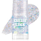 Ybuete Dazzle Face And Body Glitter Stick For Sparkling Makeup, Hair Glitter Accessories For Women, Highlighting Stick For Fairy Dust Makeup, Cheerful Face Glitter For Festive Parties And Carnivals