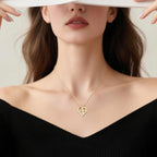 Cross Necklace for Women 14K Gold Cross Necklaces for Women Gold Heart Necklaces for Womens Crosses Chain Pendant Combine Classic Elements of Romantic and Faith Chain Crosses Heart Necklace for Womens 17.7+1.7in