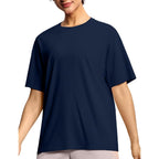 The Gym People Women'S Casual Oversized T-Shirts Summer Crewneck Short Sleeve Workout Basic Tee Tops