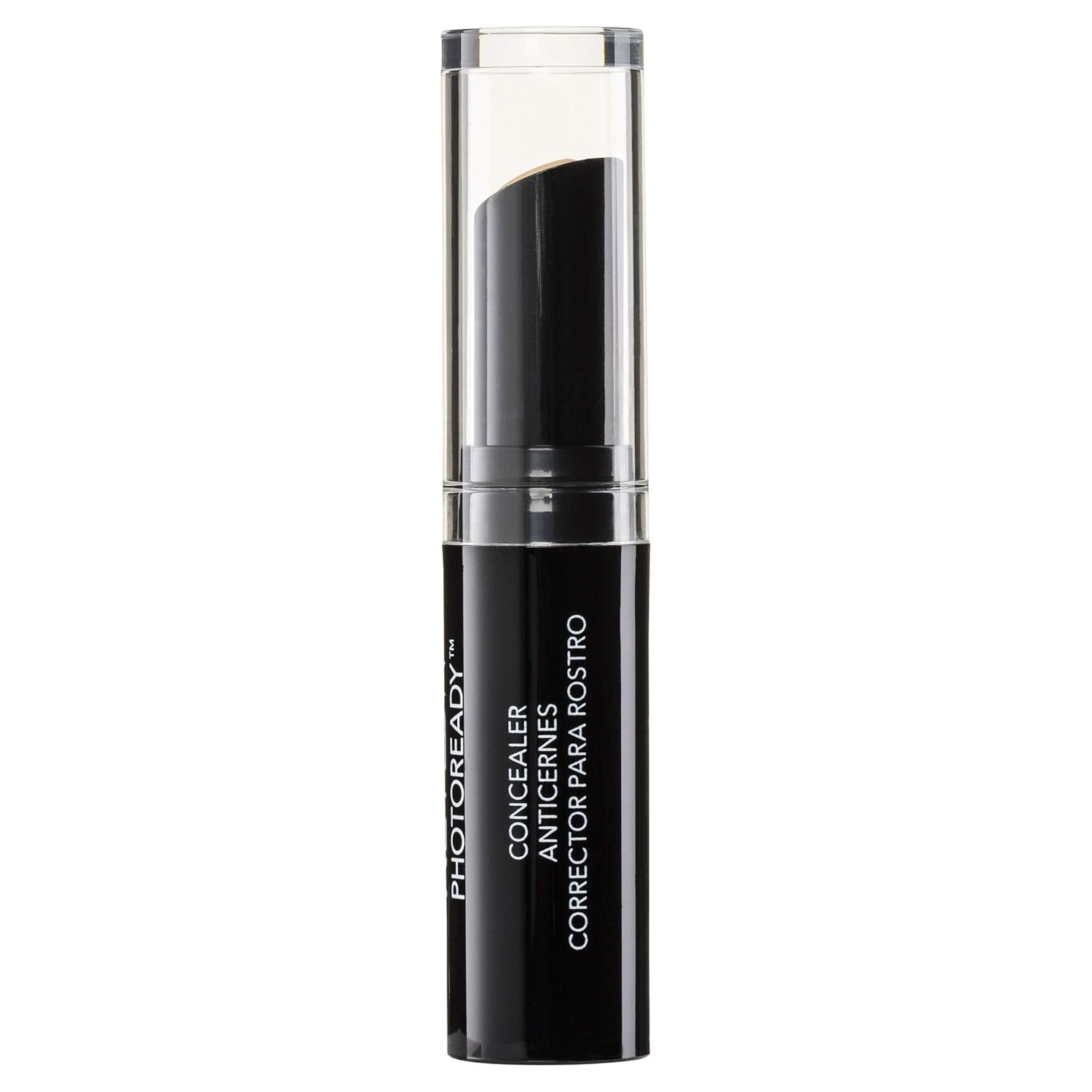 Revlon Concealer Stick, PhotoReady Face Makeup for All Skin Types, Longwear Medium- Full Coverage with Creamy Finish, Lightweight Formula, 004 Medium, 0.11 Oz