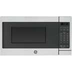 Ge Countertop Microwave, 700 Watt 0.7 Cu. Ft., Stainless Steel, Gcst07N1Wss | 4 Convenience Cook Settings, One-Touch Controls, Child Lock Technology, Glass Turntable, For Kitchen, Dorm, Office, Apartment
