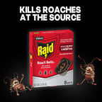 Raid Double Control, Large Roach Baits, 8 Ct (1)