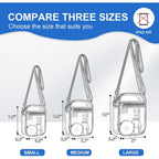Clear Bag Stadium Approved Clear Purse For Women Clear Crossbody Bag For Stadium Events Concerts Festivals
