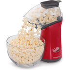 Presto 04863 Poplite Hot Air Popcorn Popper - Built-In Measuring Cup + Melts Butter, Easy to Clean, Built-In Cord Wrap, 18 Cups, Red