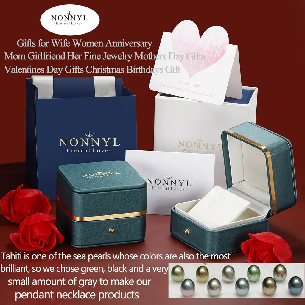 NONNYL Birthday Gifts for Women Wife Pearl Necklace-Valentinees Gift for Her Grandma Mom on Christmas Day Mothers Day Wedding Gifts Anniversary