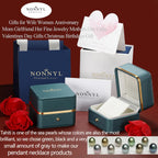 NONNYL Birthday Gifts for Women Wife Pearl Necklace-Valentinees Gift for Her Grandma Mom on Christmas Day Mothers Day Wedding Gifts Anniversary